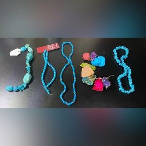 Stone beads craft lot